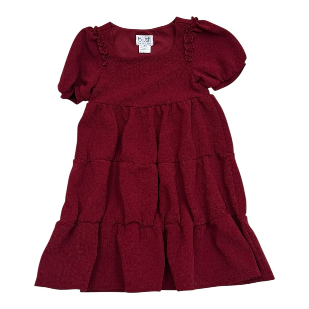 Blush by Us Angels Sally Textured Knit Dress - Girls Size 7